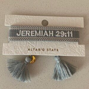 Altar'd State Jeremiah 29:11 Woven Bracelet